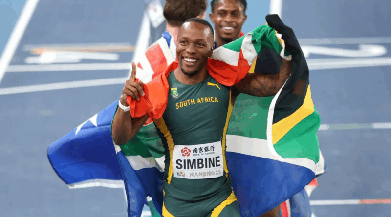 Akani Simbine o tšwela pele ka go buša lebelo la 100m!