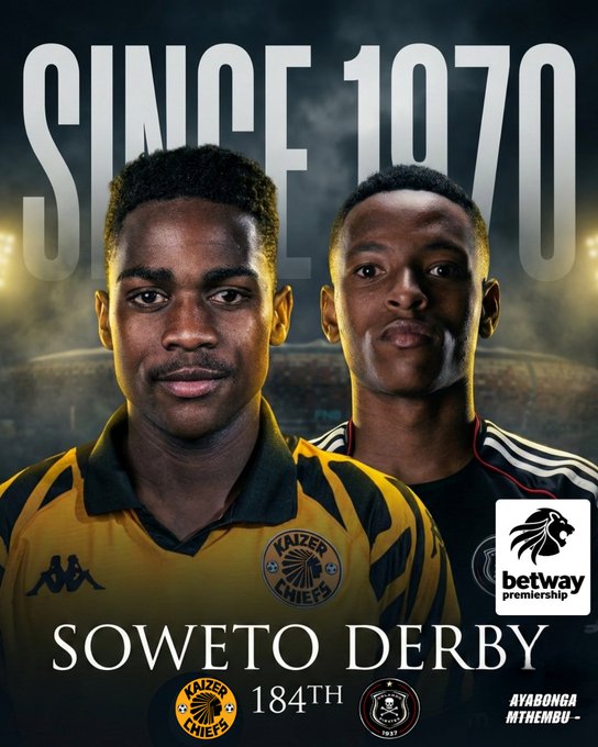 Kaizer Chiefs le Orlando Pirates ba itokišetša Derby